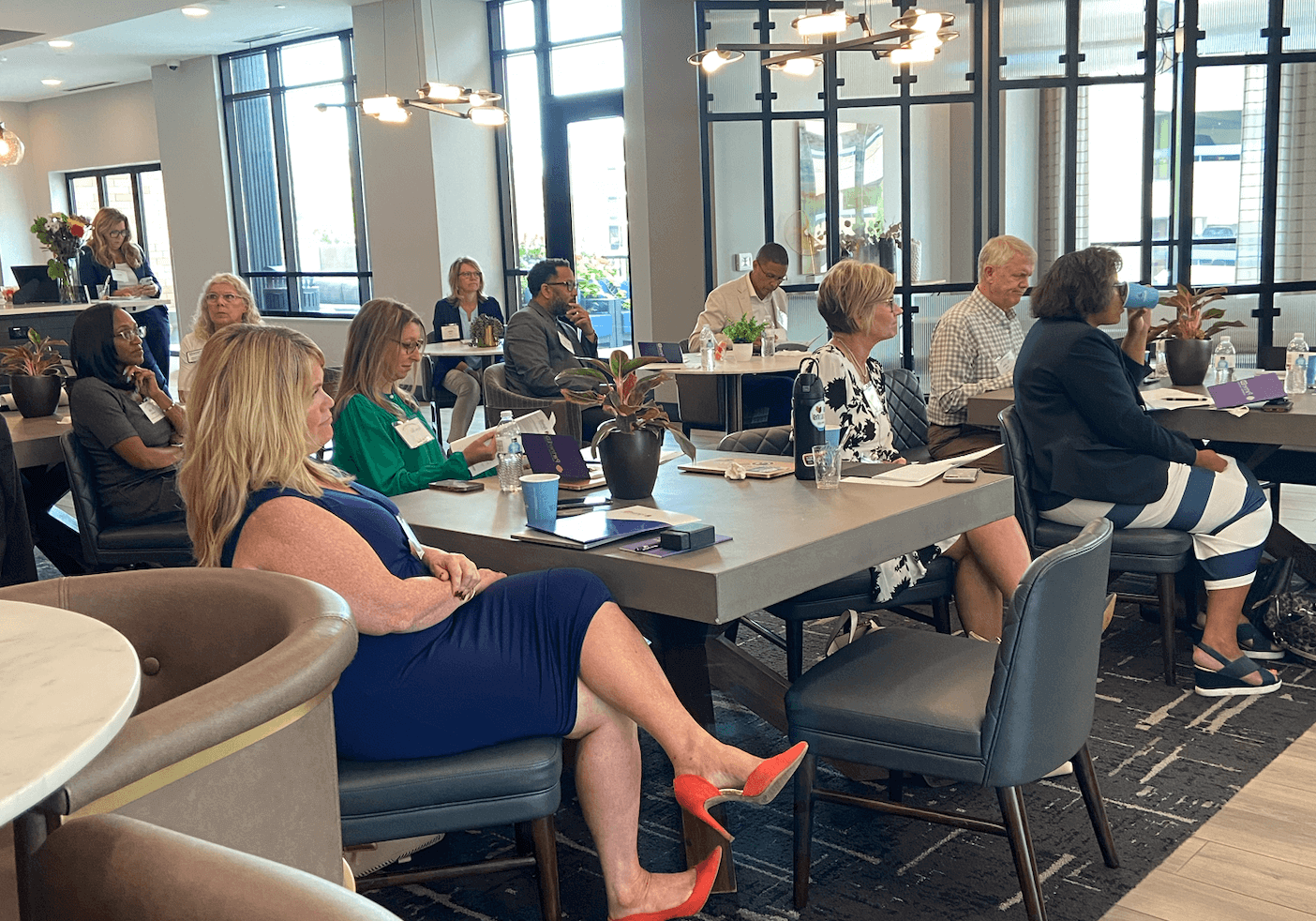 People sitting at a table